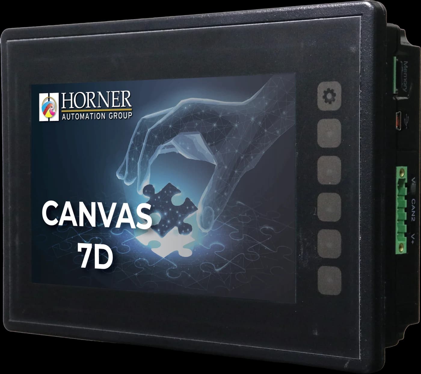 Horner Canvas 7D all-in-one controller with colour touchscreen