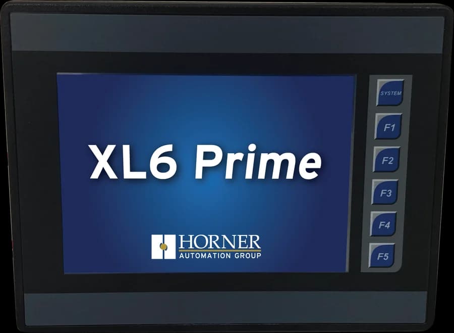 Horner XL6 Prime operator panel, the unit used on this project